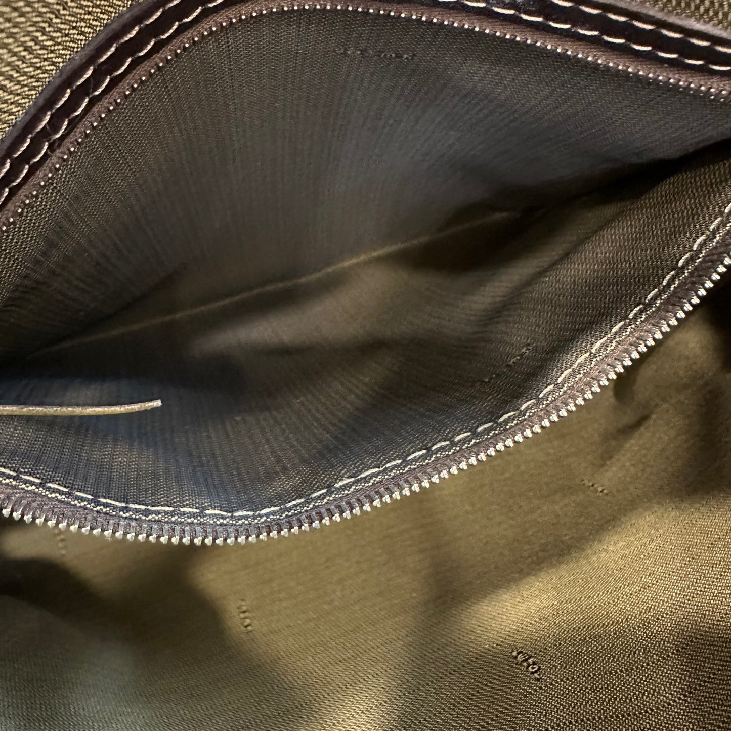 FENDI Zucca Monogram Handbag [Pre-Owned]