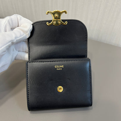 CELINE 三つ折りショートウォレット【中古】