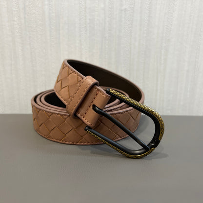 Bottega Veneta Intrecciato Leather Belt [Pre-Owned]