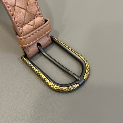 Bottega Veneta Intrecciato Leather Belt [Pre-Owned]