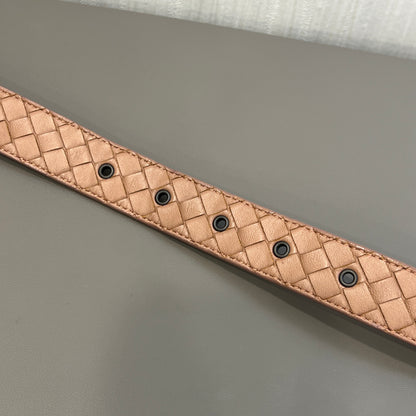 Bottega Veneta Intrecciato Leather Belt [Pre-Owned]