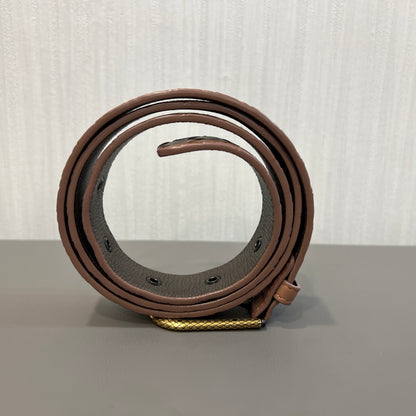 Bottega Veneta Intrecciato Leather Belt [Pre-Owned]