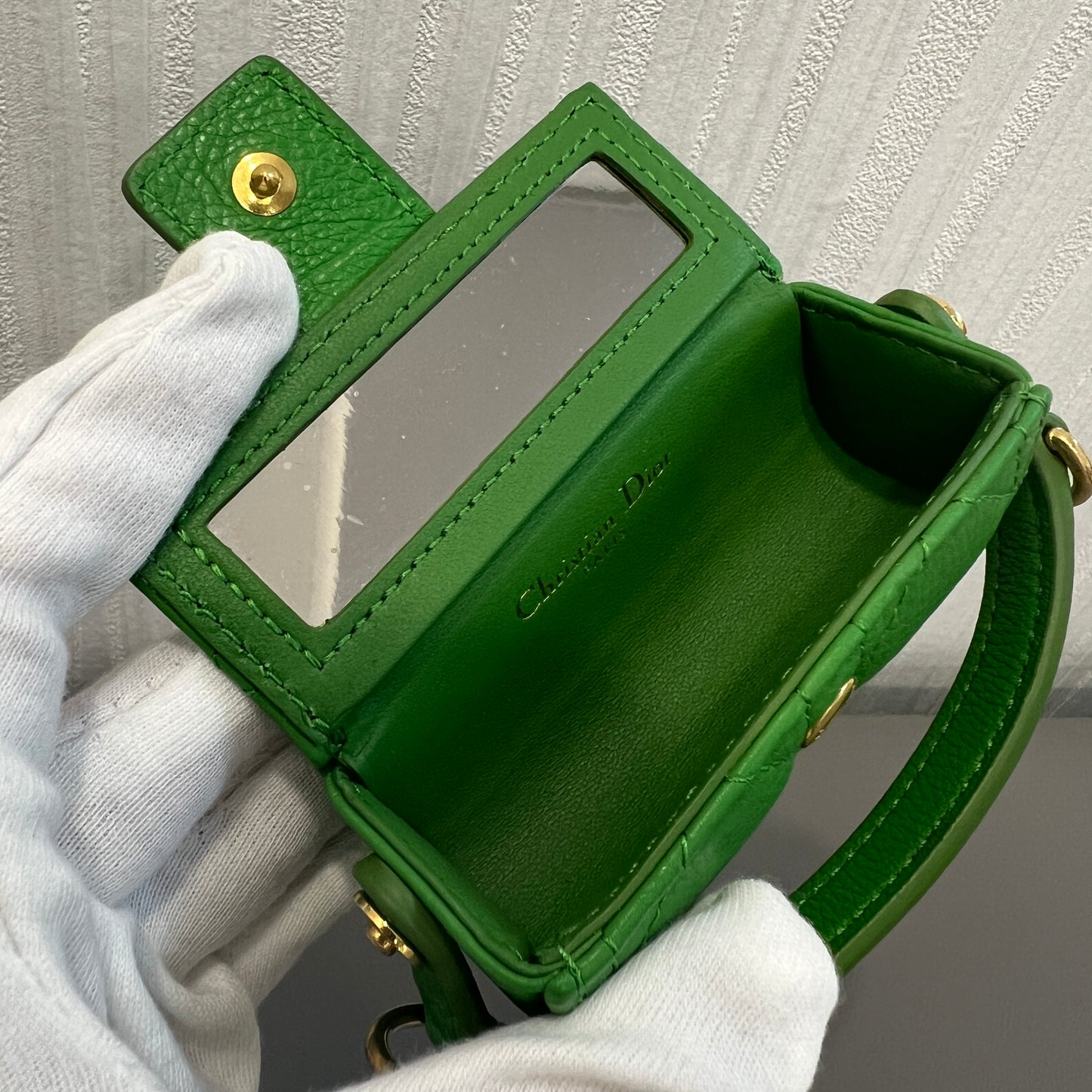 Dior Mini Chain Pouch Bag [Pre-Owned]