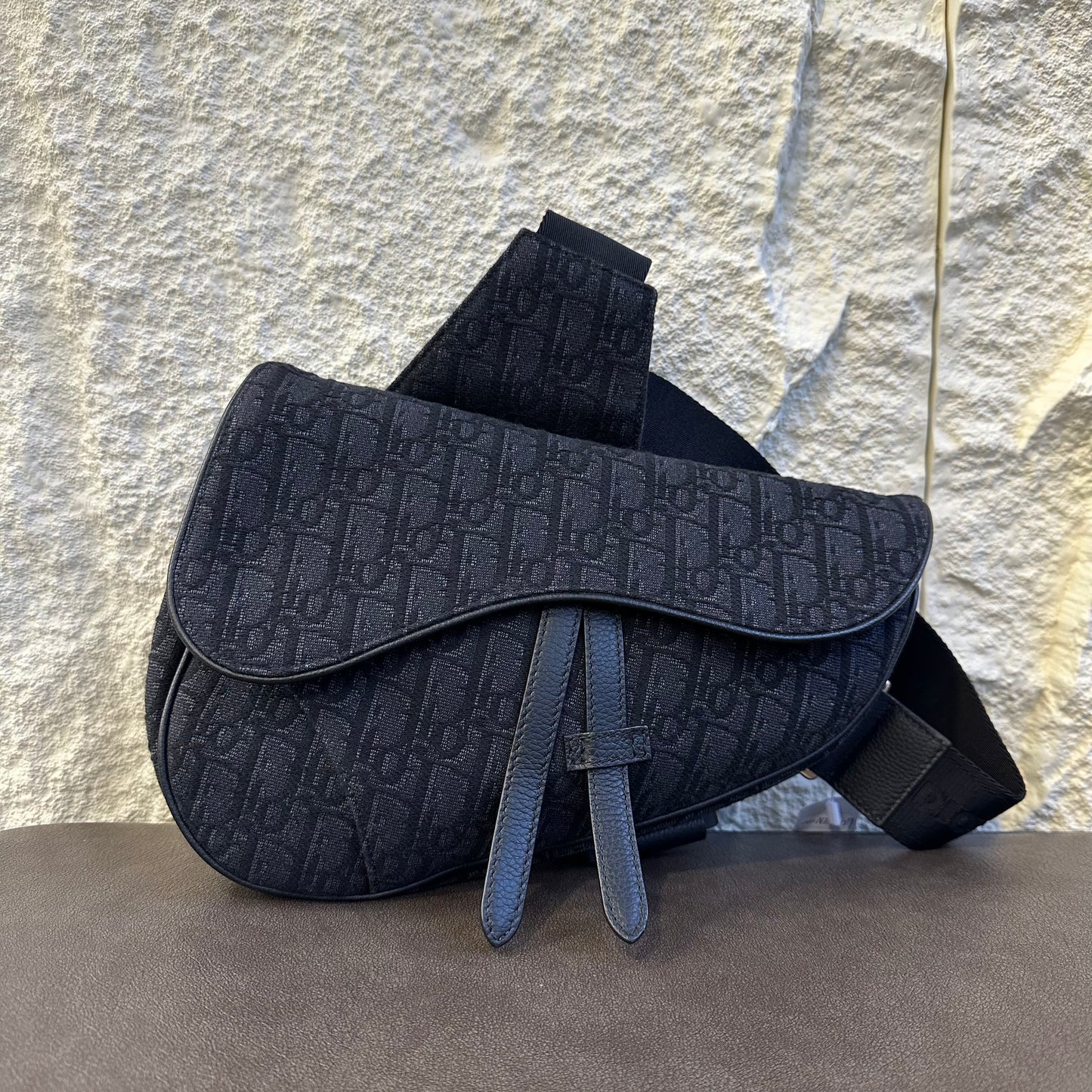 ディオール モノグラム サドルバッグ 【中古】