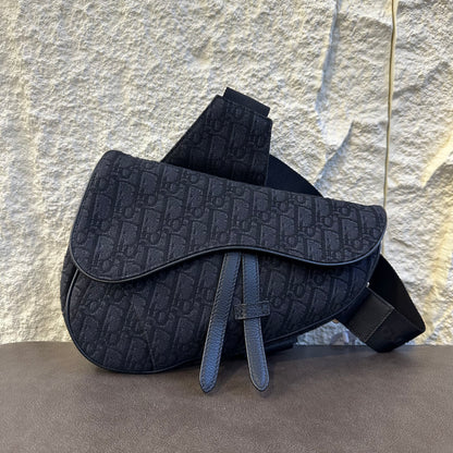 ディオール モノグラム サドルバッグ 【中古】