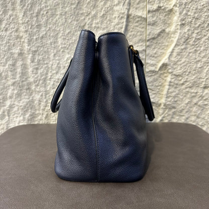 Prada 蓝色皮革手提/肩背包 [二手]