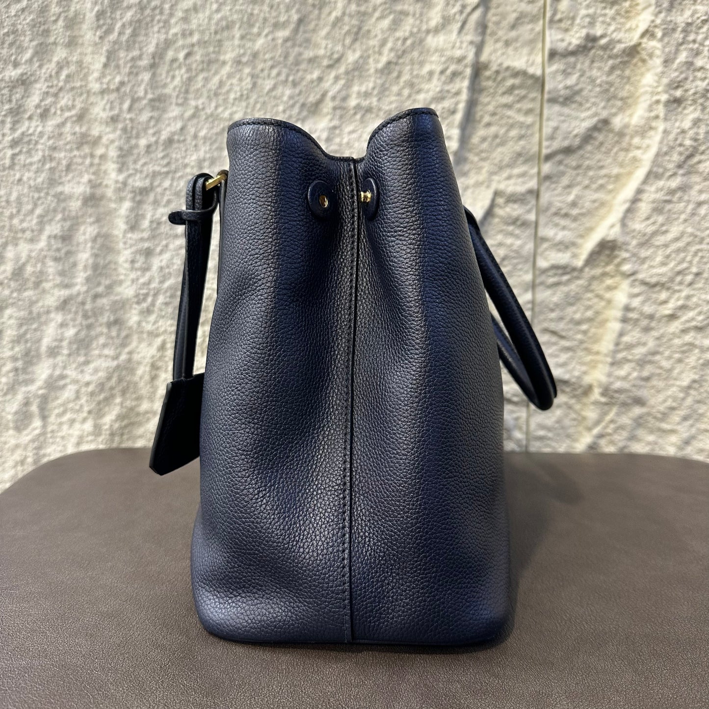 Prada 蓝色皮革手提/肩背包 [二手]