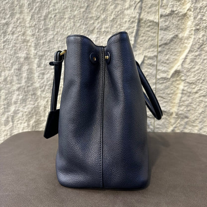 Prada 蓝色皮革手提/肩背包 [二手]