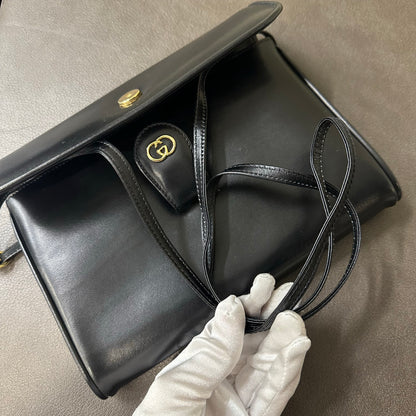Gucci黑色金色WOC包（二手）