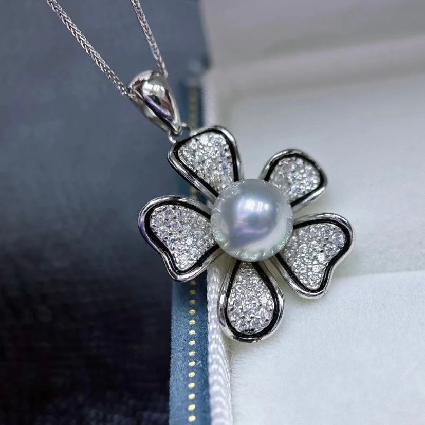 S925 Silver Akoya Pearl Necklace [Pre-Owned]
