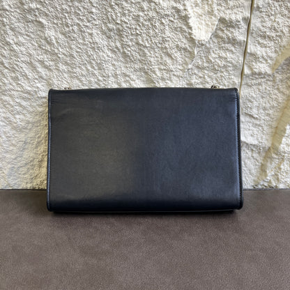 YSL Classic Logo Black Tassel Bag [Pre-Owned]