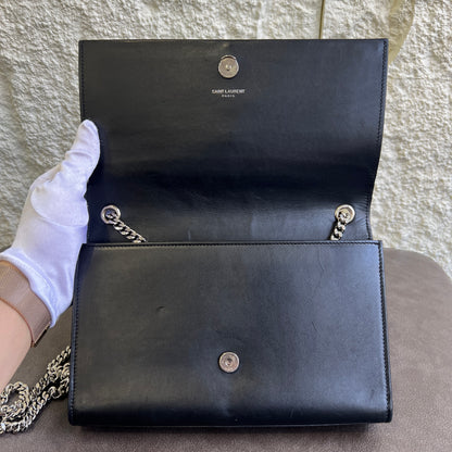 YSL Classic Logo Black Tassel Bag [Pre-Owned]