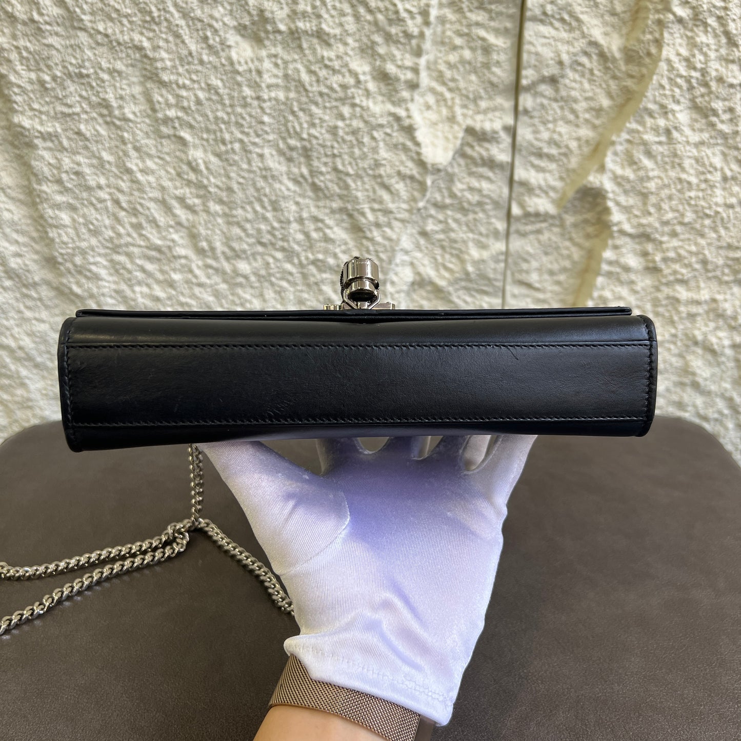 YSL Classic Logo Black Tassel Bag [Pre-Owned]