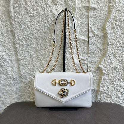 Gucci Rajah Tiger Head Chain Crossbody Bag [Pre-Owned]