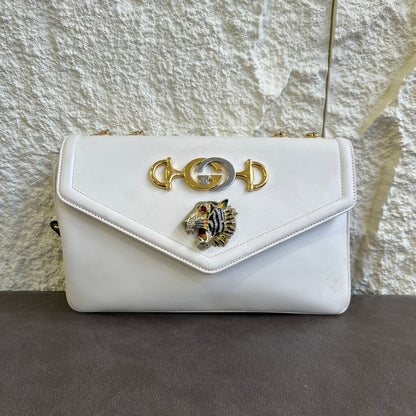 Gucci Rajah Tiger Head Chain Crossbody Bag [Pre-Owned]