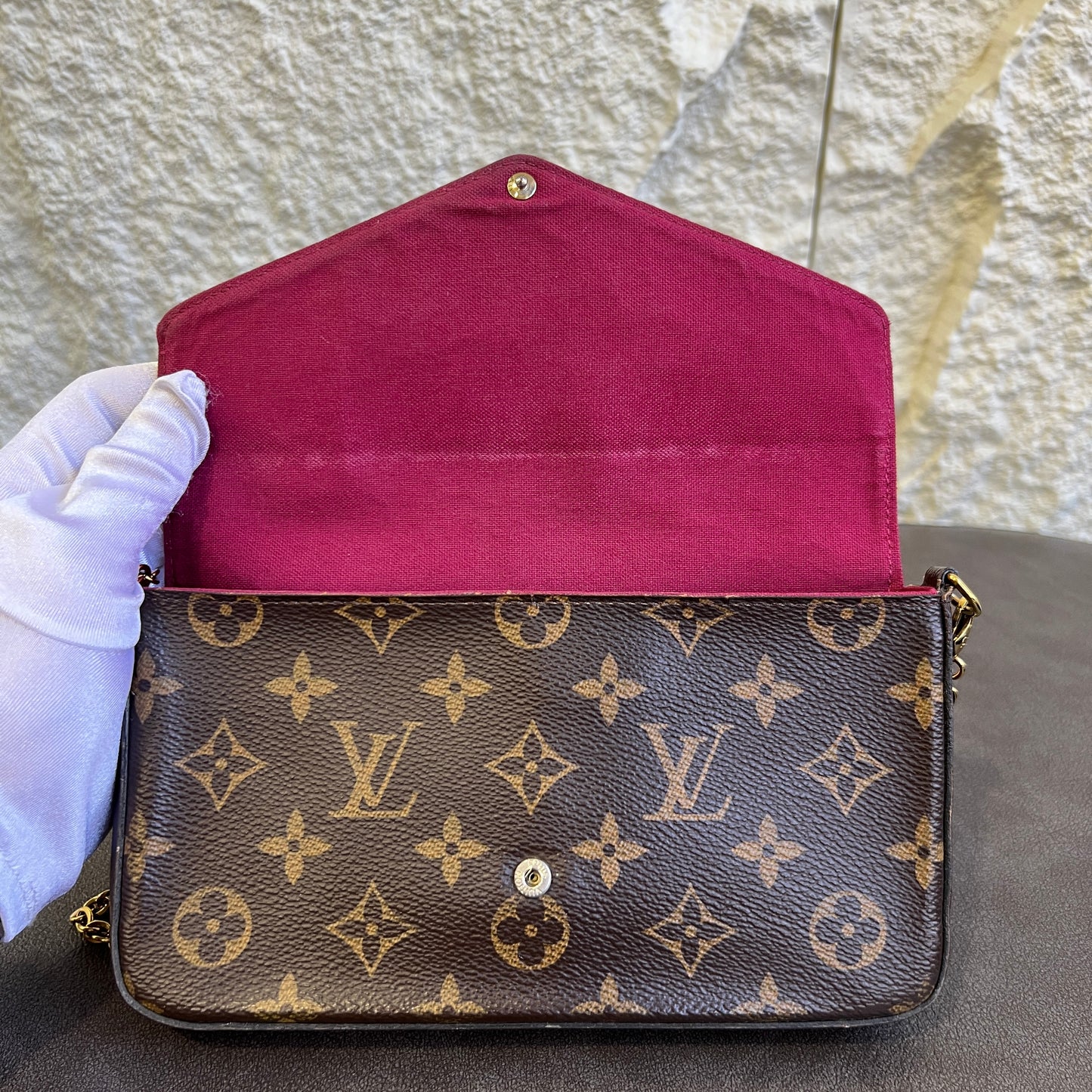 Louis Vuitton Monogram Canvas 3-in-1 WOC Chain Bag [Pre-Owned]