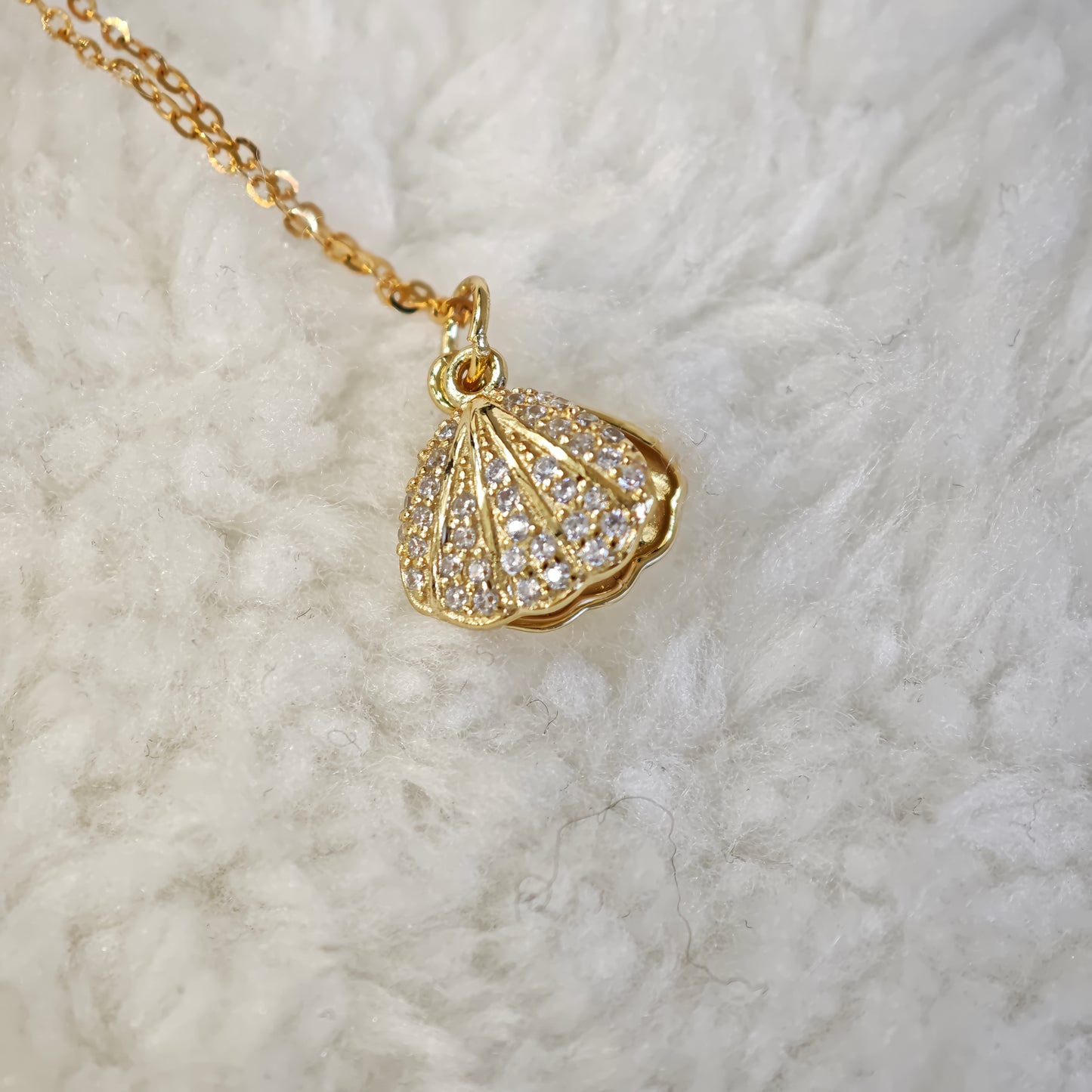 Silver-Gold Plated Akoya Pearl Necklace [Pre-Owned]