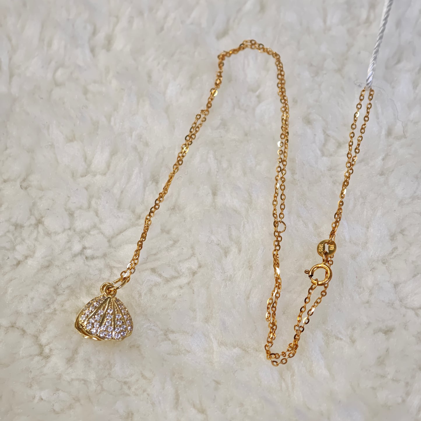Silver-Gold Plated Akoya Pearl Necklace [Pre-Owned]