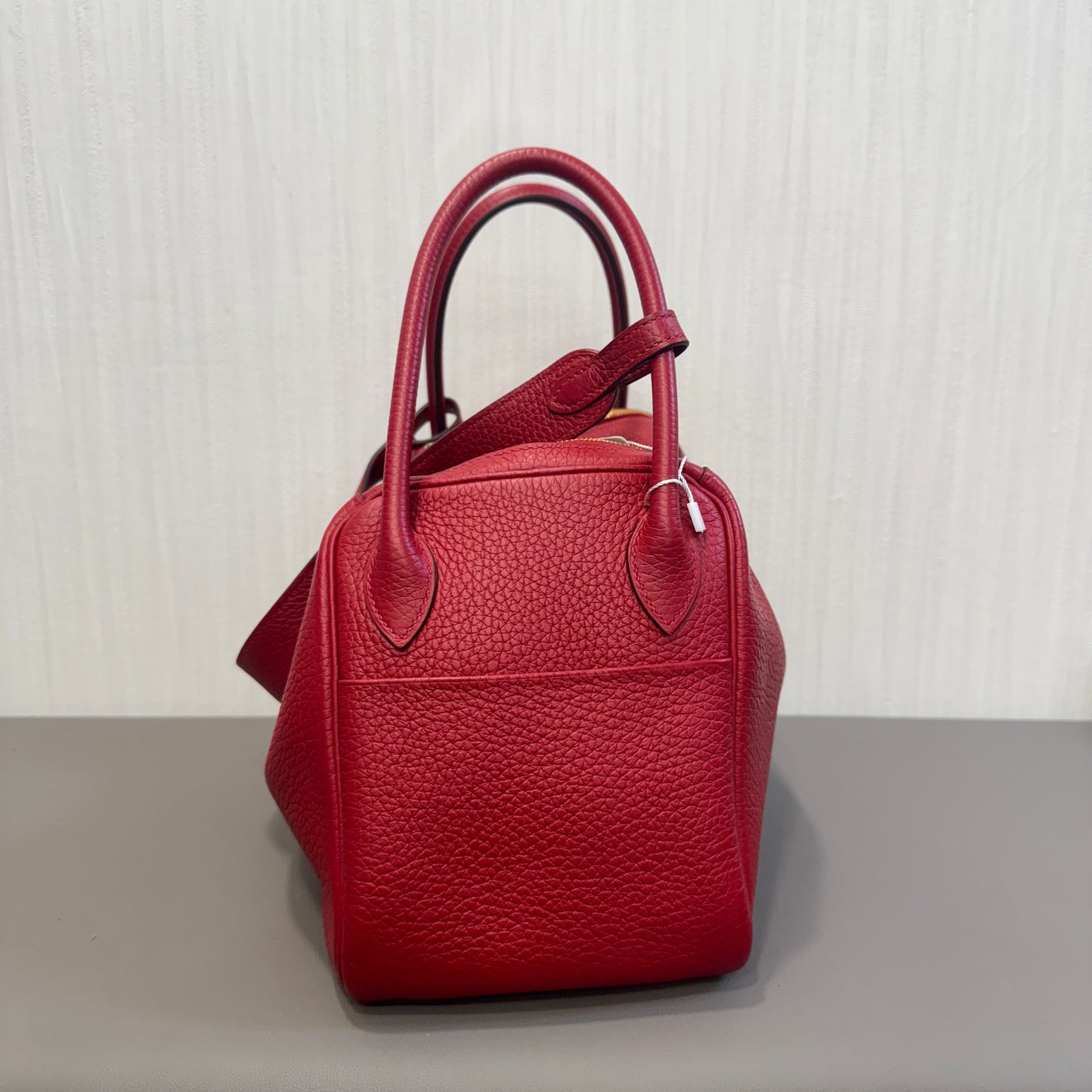 エルメス リンディ 26 レッド ゴールド金具 【中古】