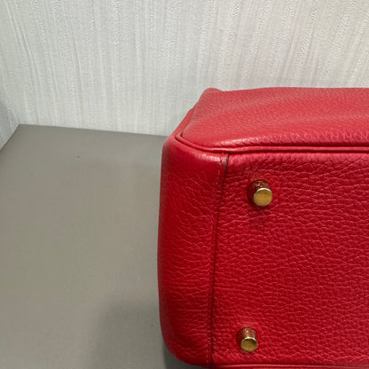 エルメス リンディ 26 レッド ゴールド金具 【中古】