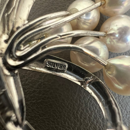 Akoya Pearl Designer Brooch [Brand New]