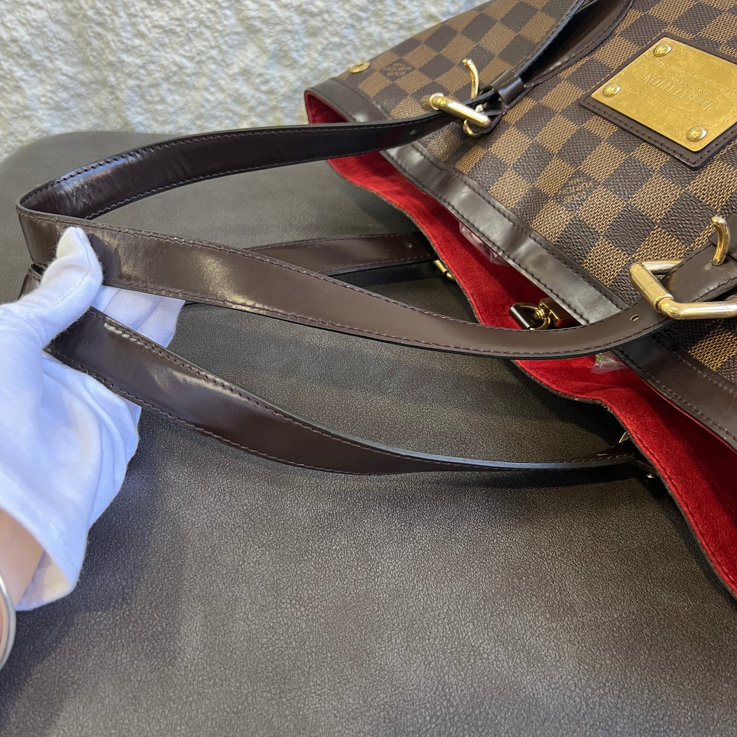 LV Damier Canvas Tote Bag [Pre-Owned]