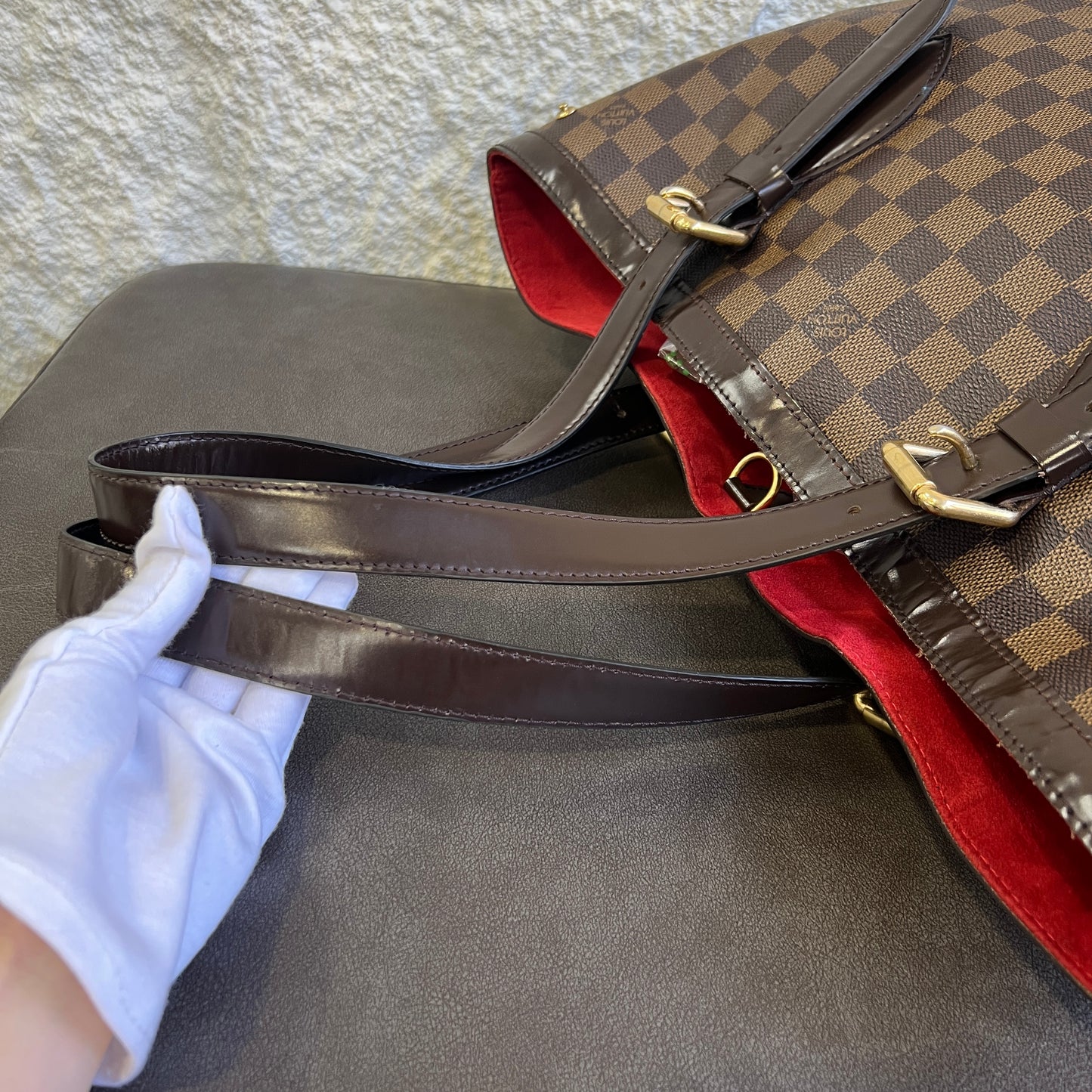 LV Damier Canvas Tote Bag [Pre-Owned]