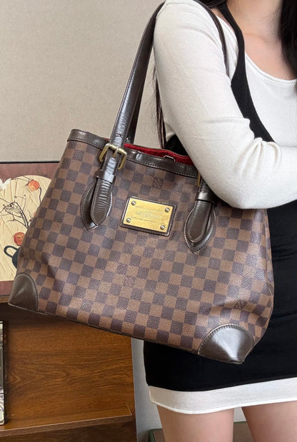 LV Damier Canvas Tote Bag [Pre-Owned]