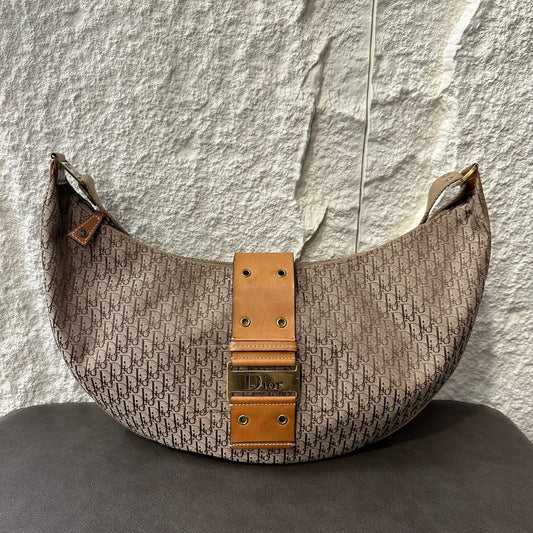 DIOR Punk Series Half-Moon Bag  [Pre-Owned]