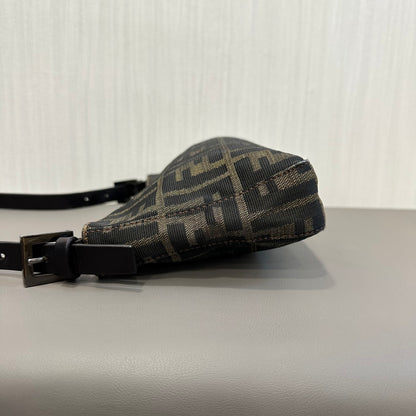 Fendi Monogram Mini Baguette 单肩包 [二手]