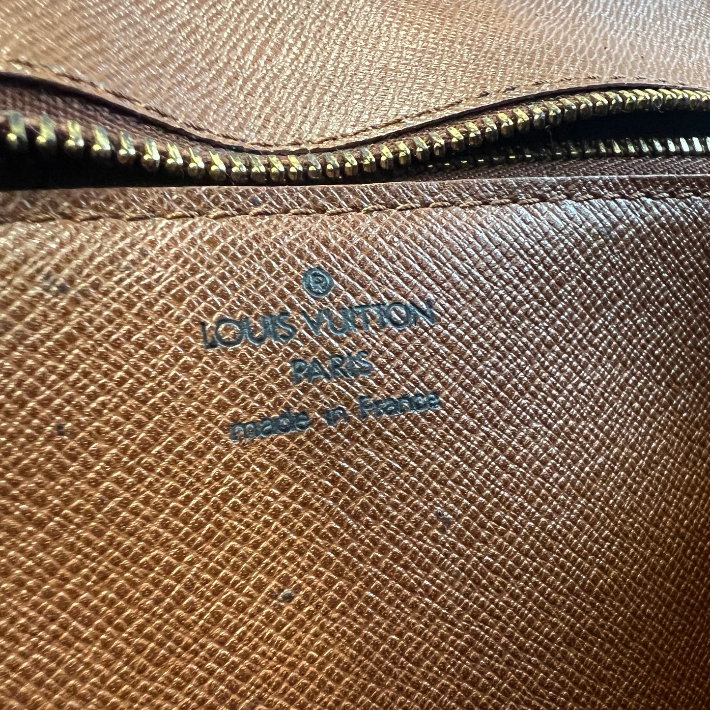 Louis Vuitton Vintage Red Leather Envelope Bag [Pre-Owned]