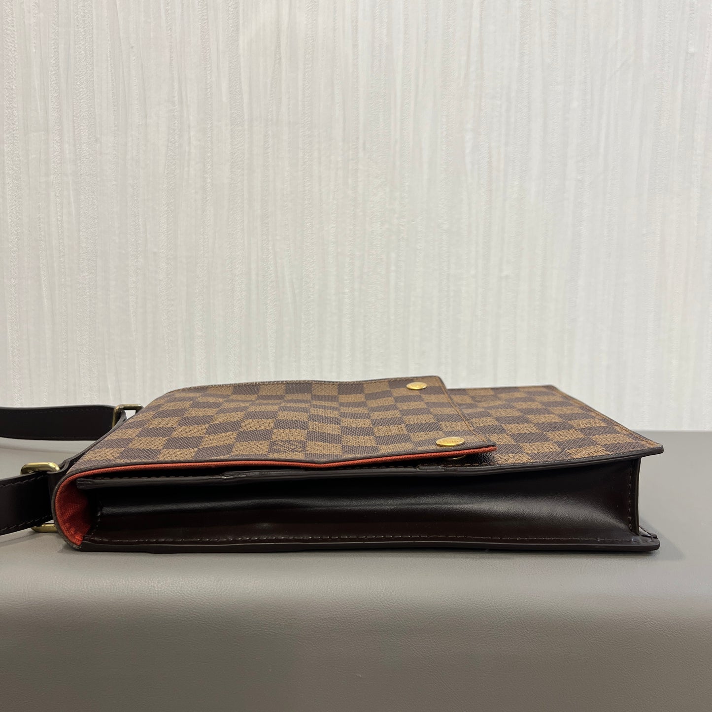 Louis Vuitton Damier Canvas Vertical Messenger Bag [Pre-Owned]
