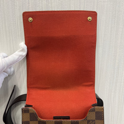 Louis Vuitton Damier Canvas Vertical Messenger Bag [Pre-Owned]
