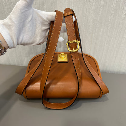 CELINE Caramel Calfskin Pumpkin bobby Bag [Pre-Owned]