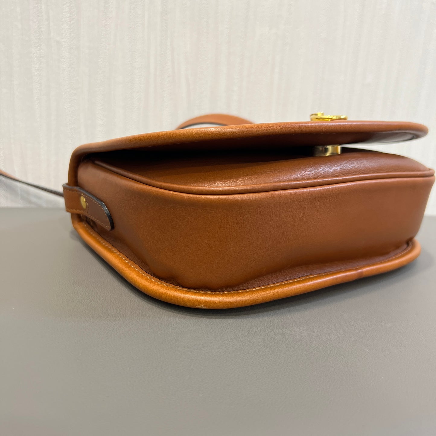 CELINE Caramel Calfskin Pumpkin bobby Bag [Pre-Owned]