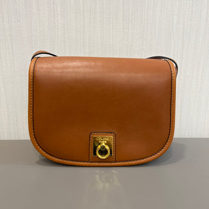 CELINE Caramel Calfskin Pumpkin bobby Bag [Pre-Owned]