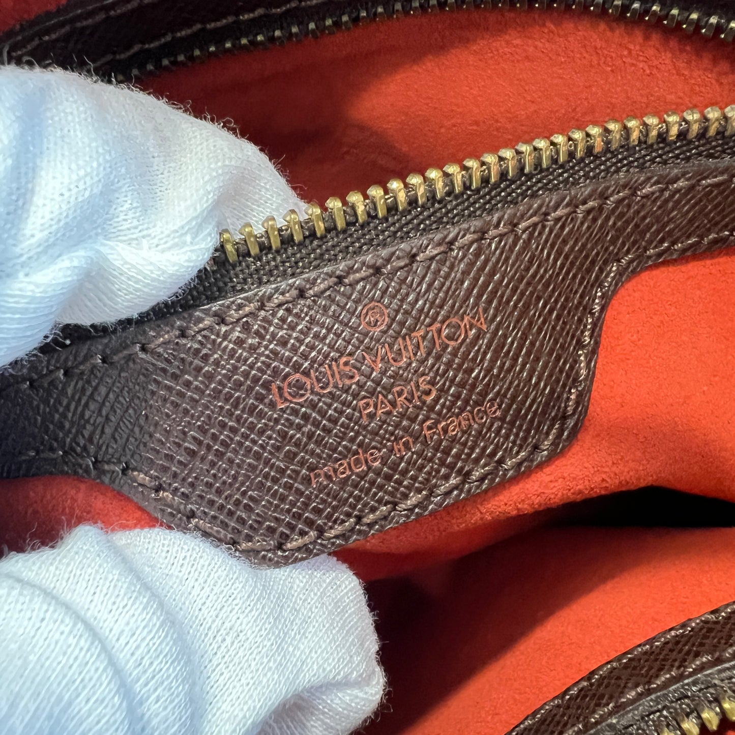 LV ダミエ バケットバッグ【中古】