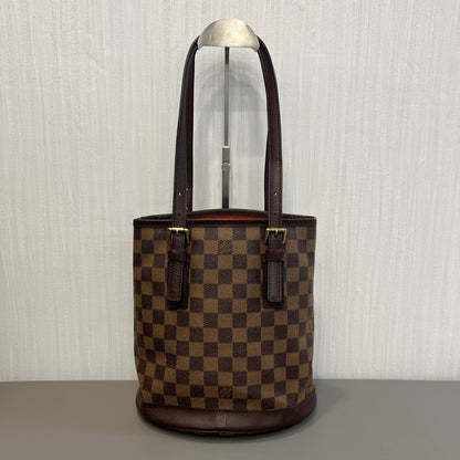 LV ダミエ バケットバッグ【中古】
