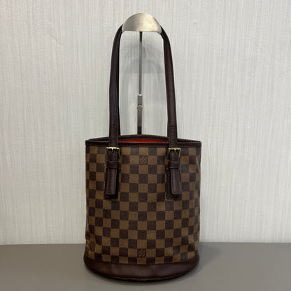 LV ダミエ バケットバッグ【中古】