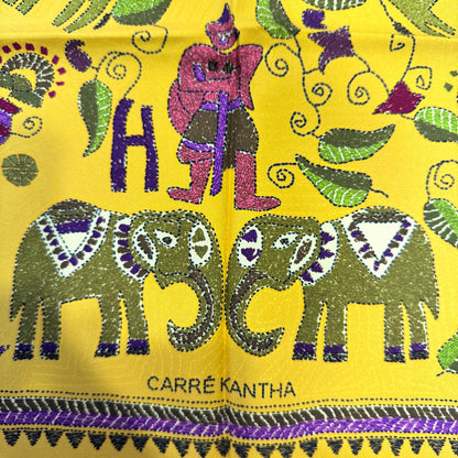 爱马仕 90 “Carre Kantha” 丝巾 [二手]