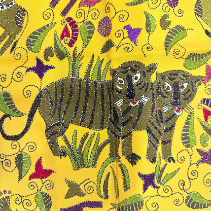 爱马仕 90 “Carre Kantha” 丝巾 [二手]