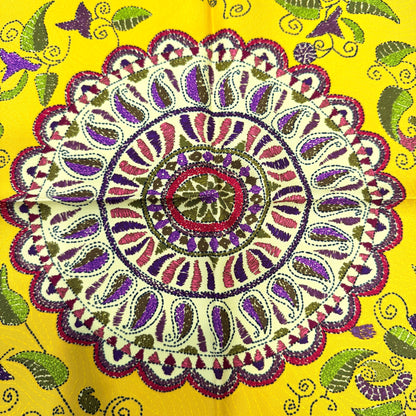 爱马仕 90 “Carre Kantha” 丝巾 [二手]