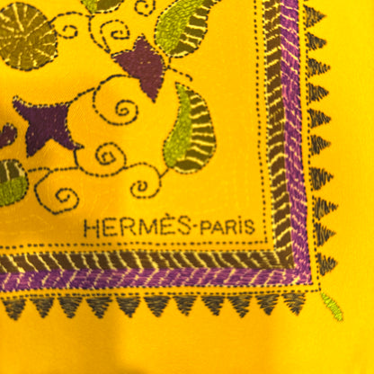 爱马仕 90 “Carre Kantha” 丝巾 [二手]