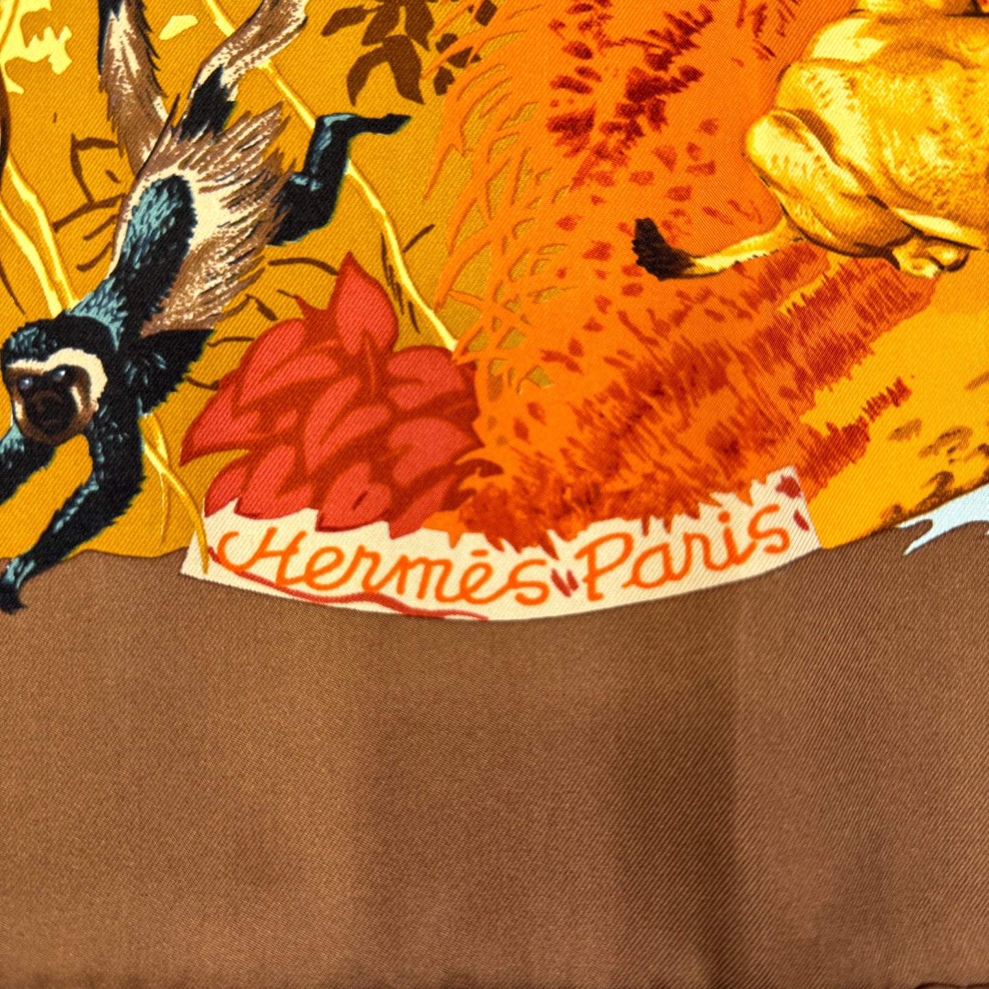 HERMÈS 90 Scarf "Africa" [Pre-Owned]