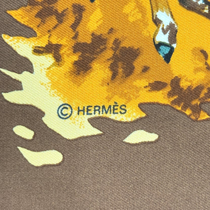 HERMÈS 90 Scarf "Africa" [Pre-Owned]