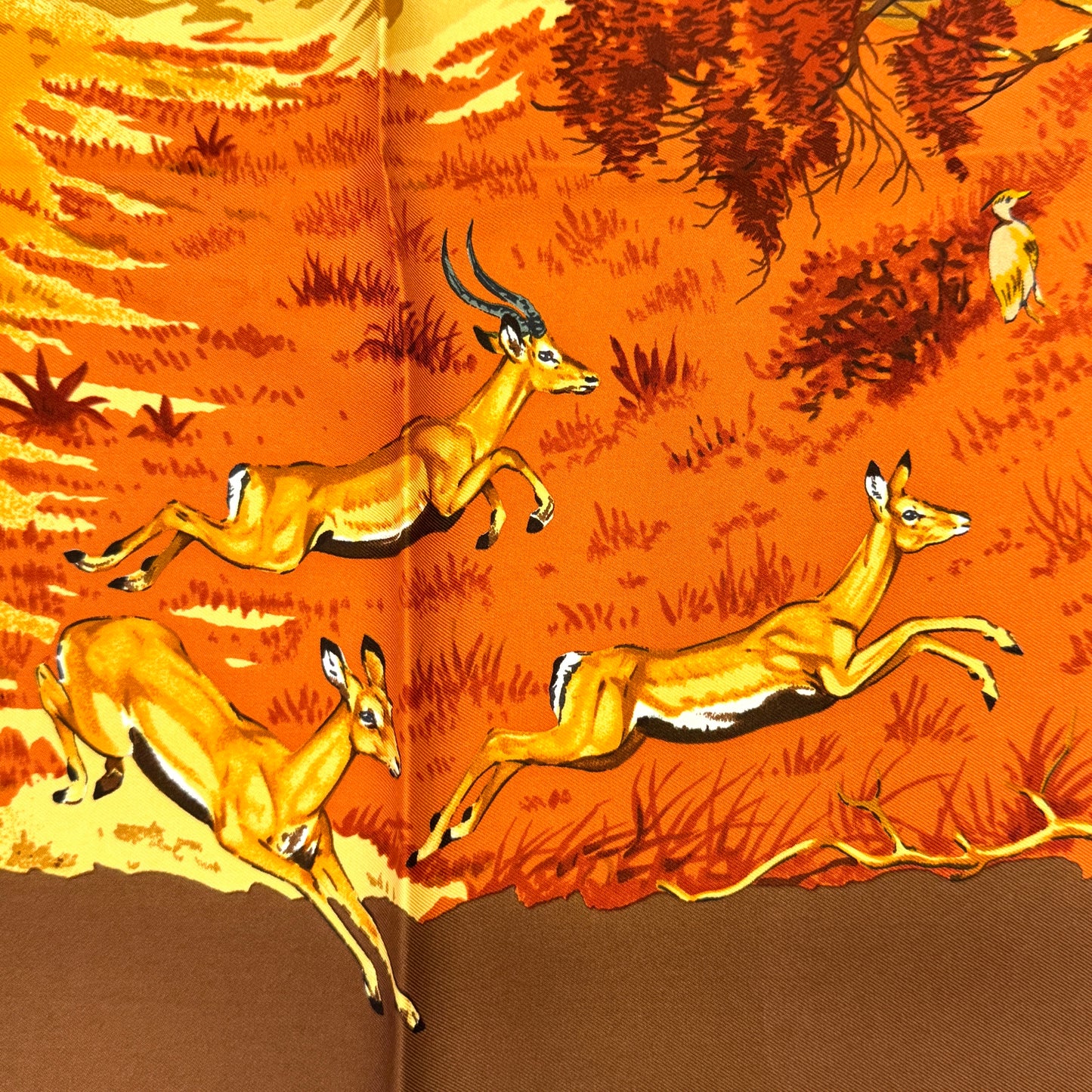 HERMÈS 90 Scarf "Africa" [Pre-Owned]