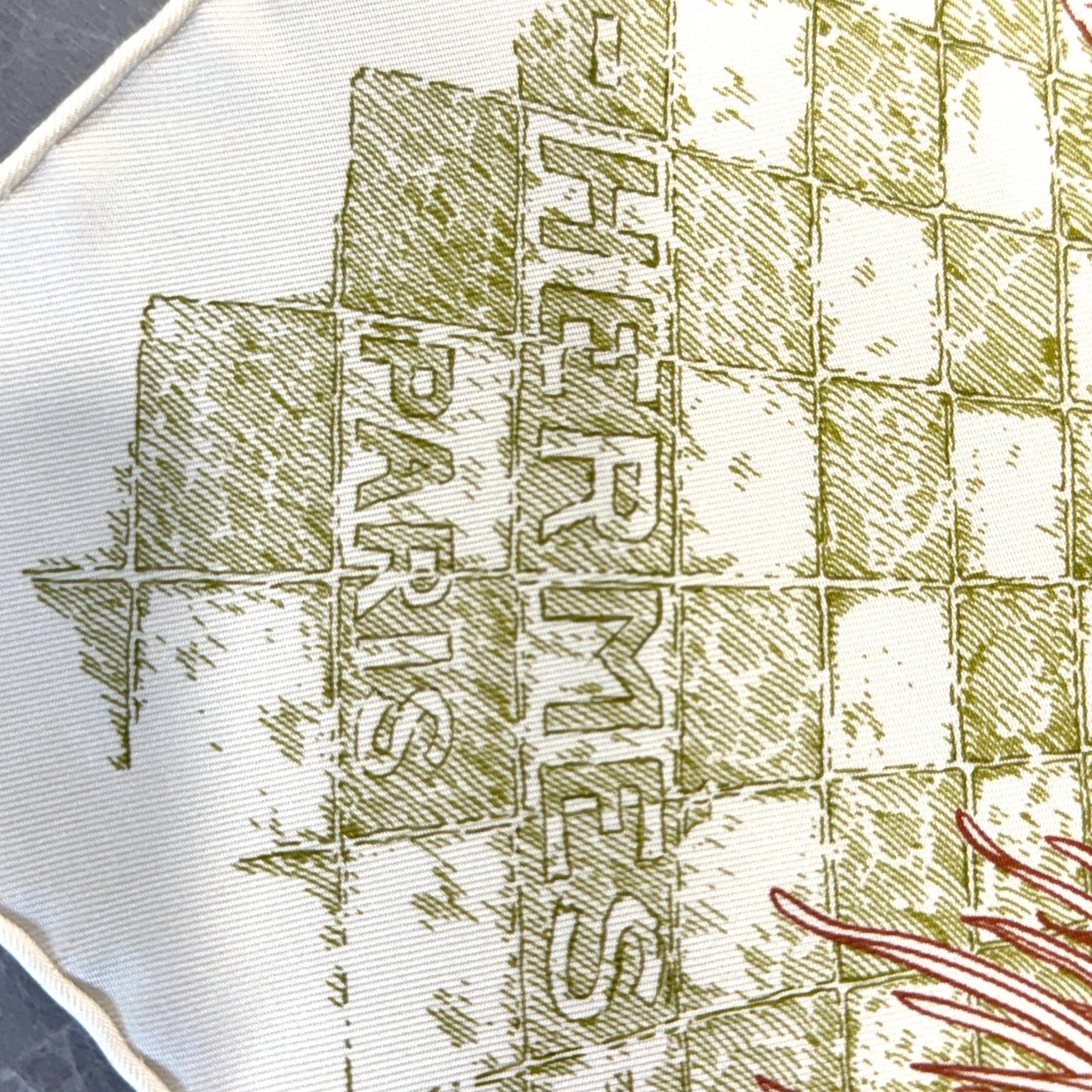 HERMÈS 90 Scarf "Leila'S Garden" [Pre-Owned]