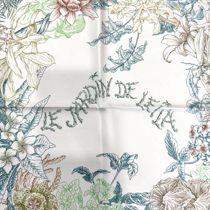 HERMÈS 90 Scarf "Leila'S Garden" [Pre-Owned]