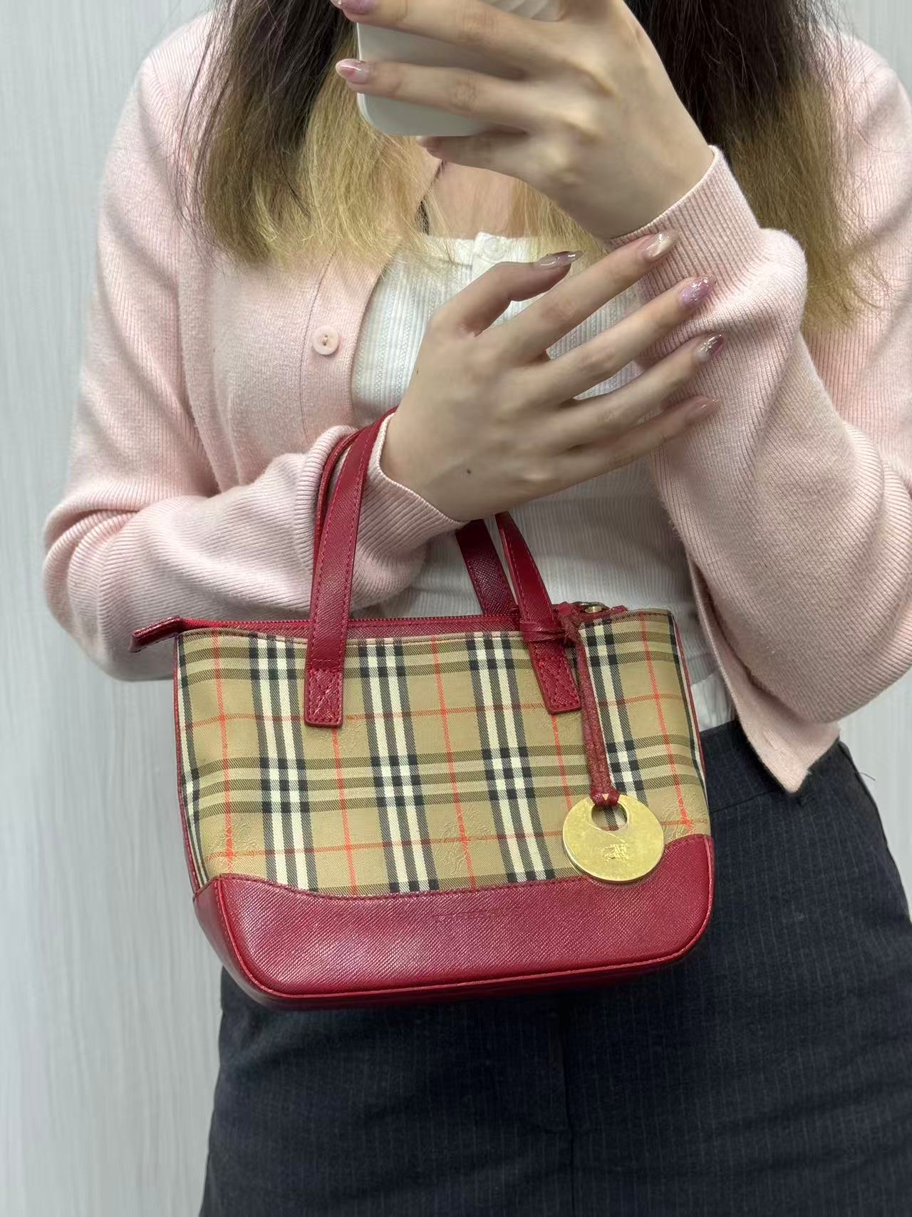 Burberry Top Handle Bag [Pre-Owned]