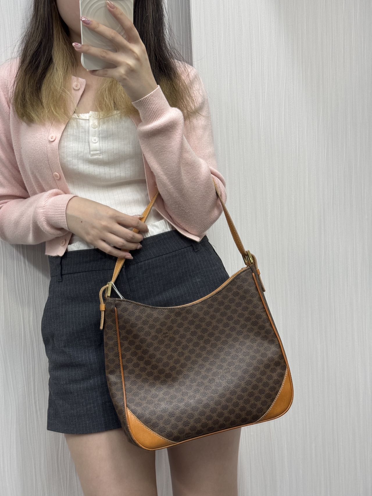 Celine Macadam Shoulder Bag [Pre-Owned]